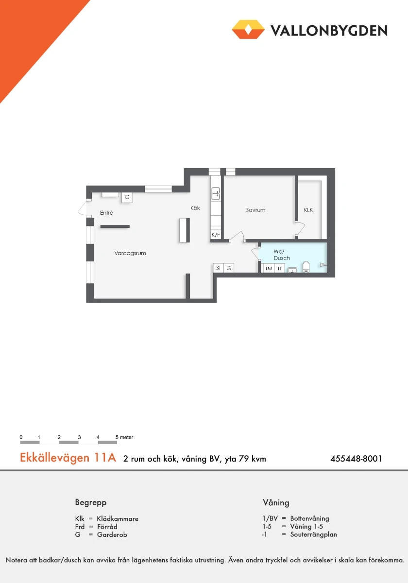 Planritning, Ekkällevägen 11A