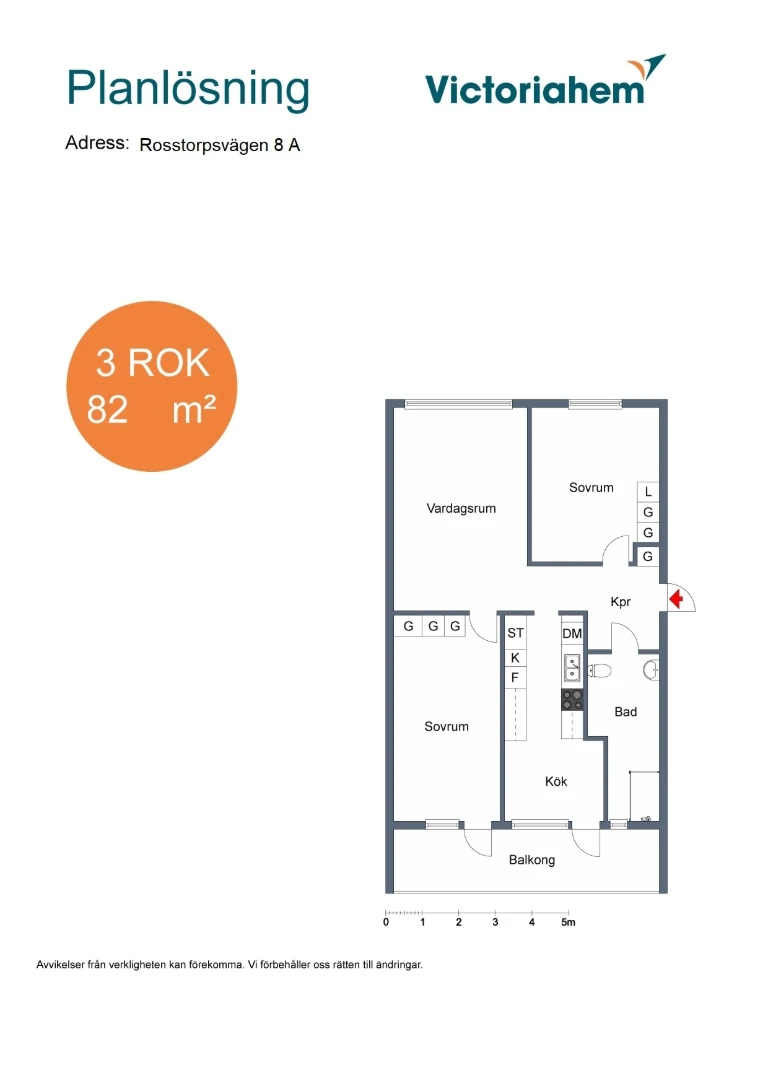 Planritning, Karl Hovbergsgatan 41A