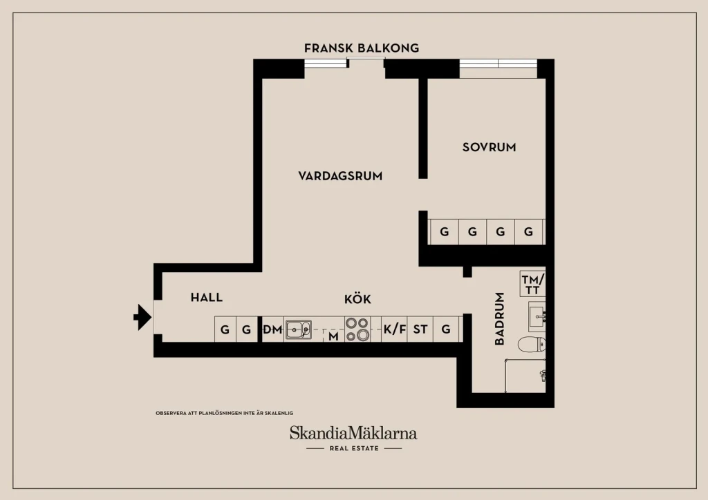 Planritning, Karlslundsvägen 24