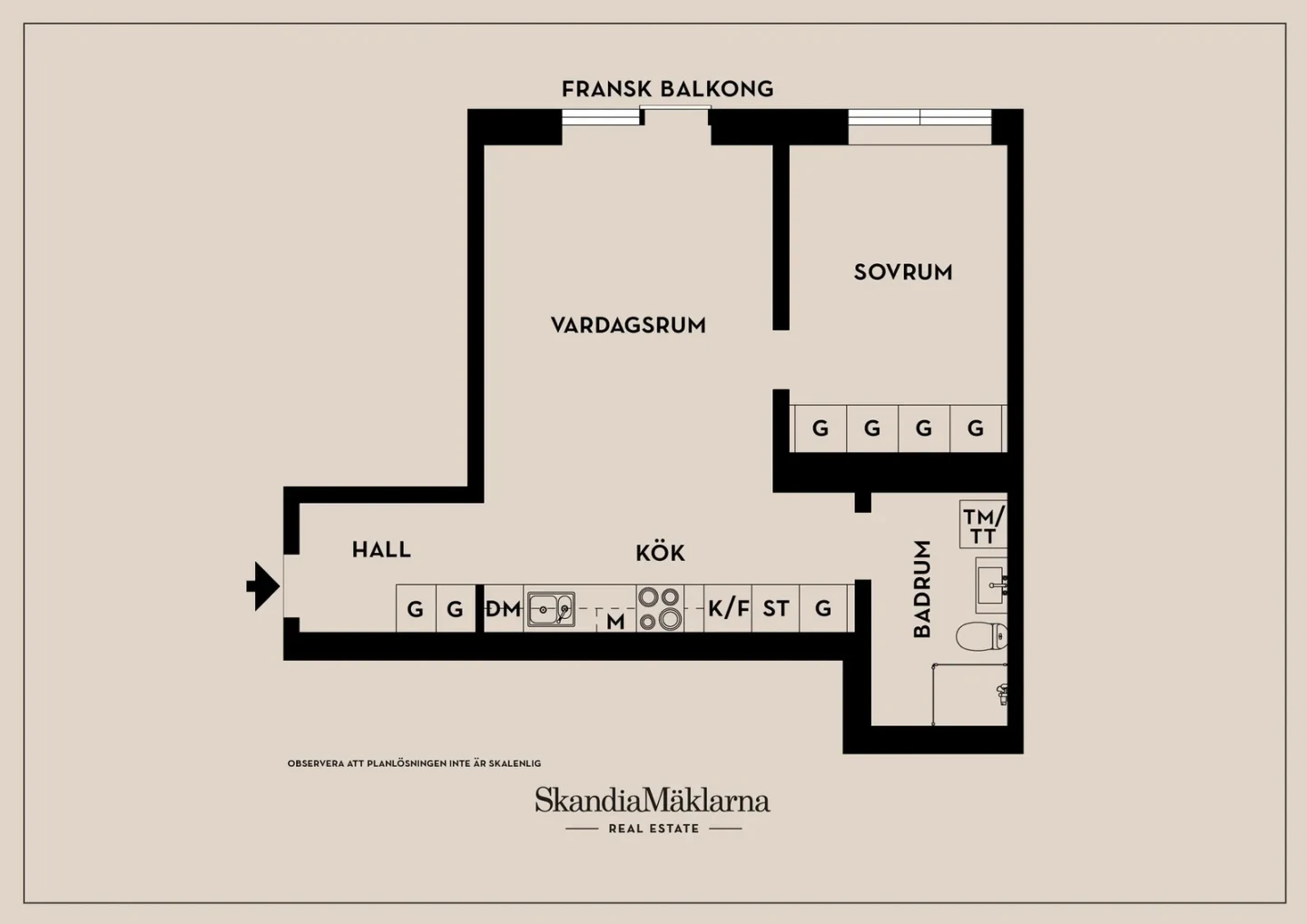 Planritning, Karlslundsvägen 24