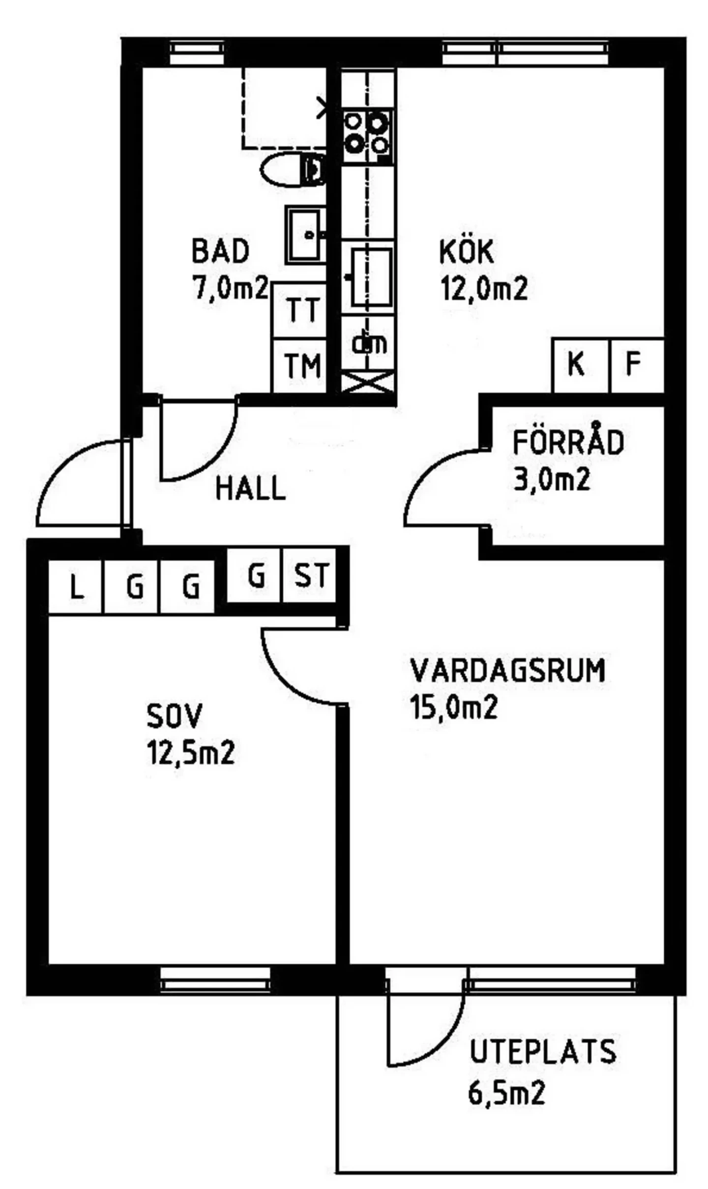 Planritning, Fotbollsvägen 22