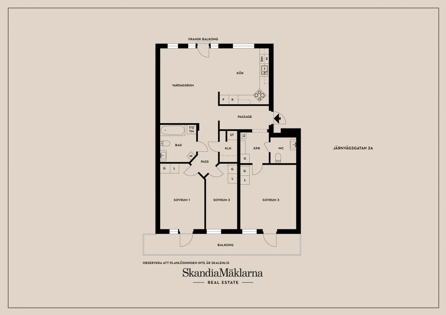 Planritning, Järnvägsgatan 2A
