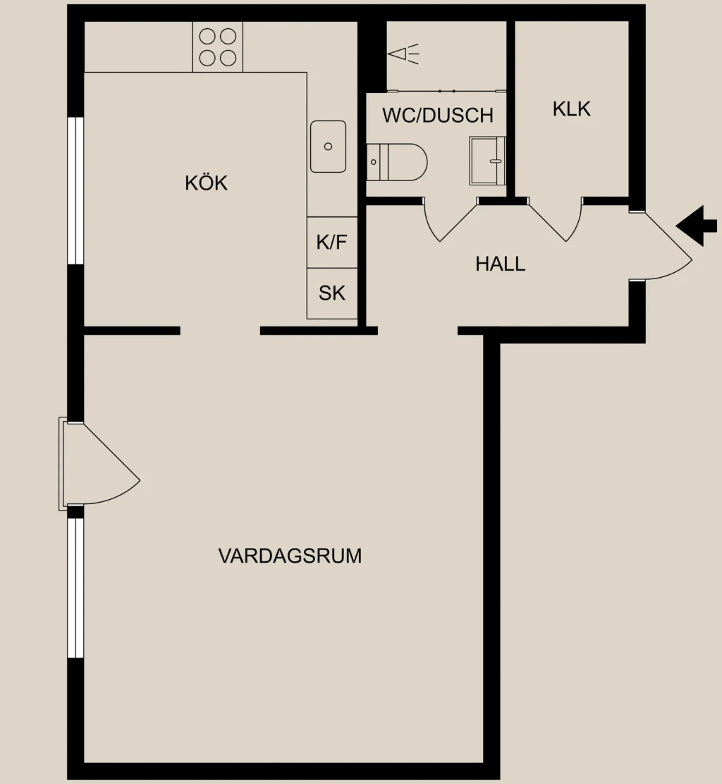 Planritning, Blockstensgatan 29