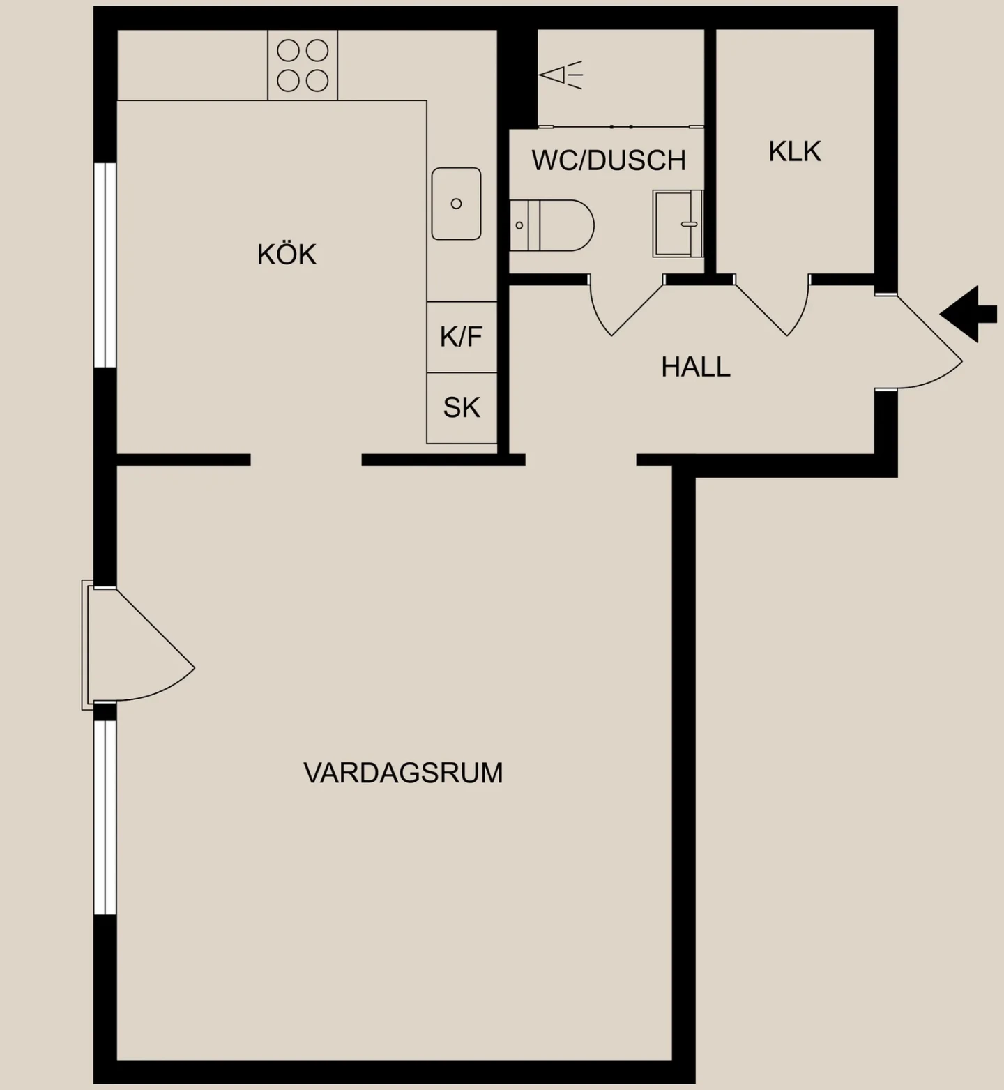 Planritning, Blockstensgatan 29