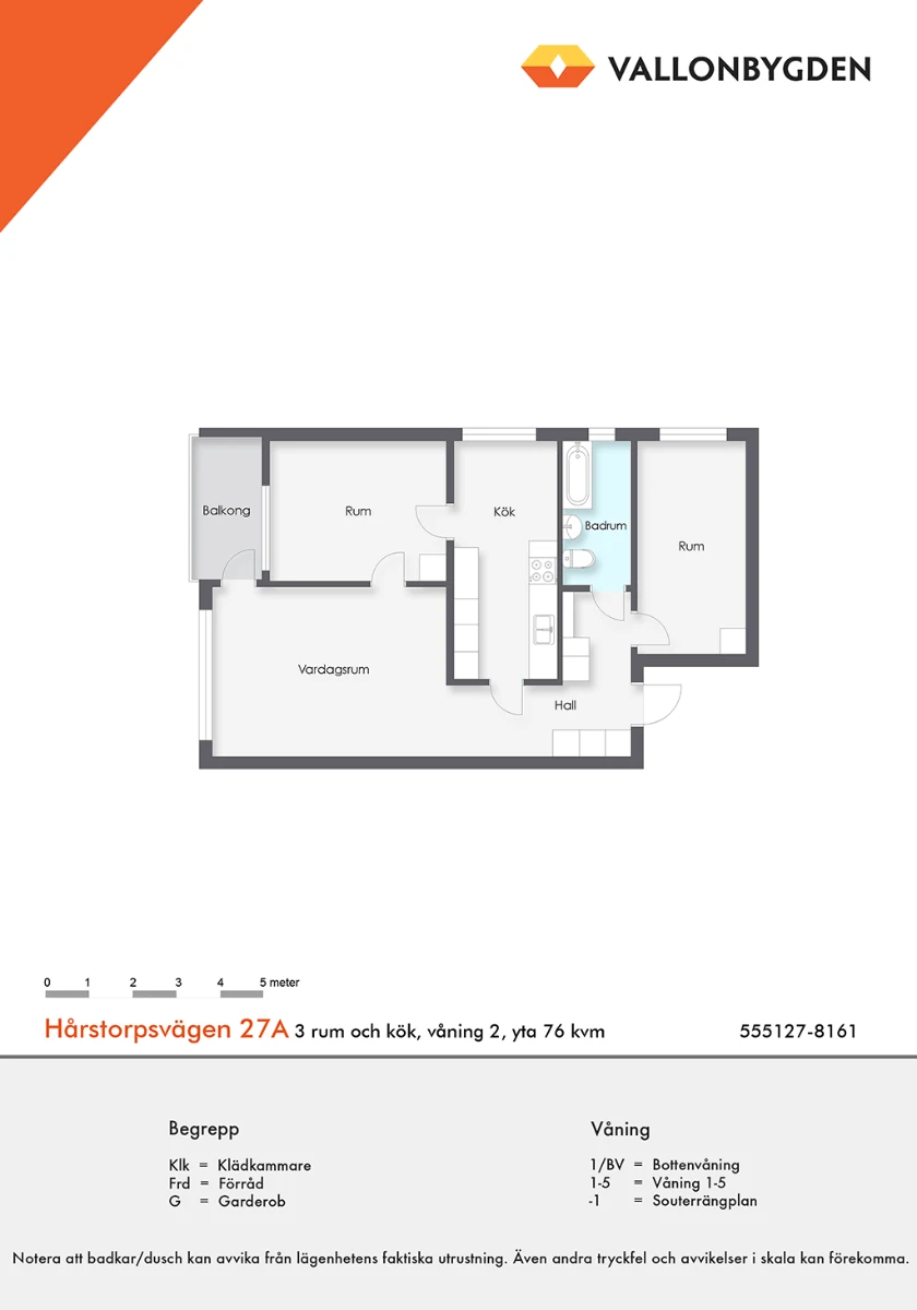 Planritning, Hårstorpsvägen 27A