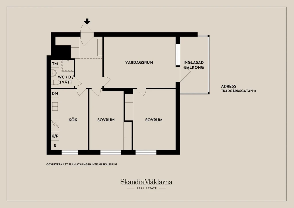 Planritning, Trädgårdsgatan 11