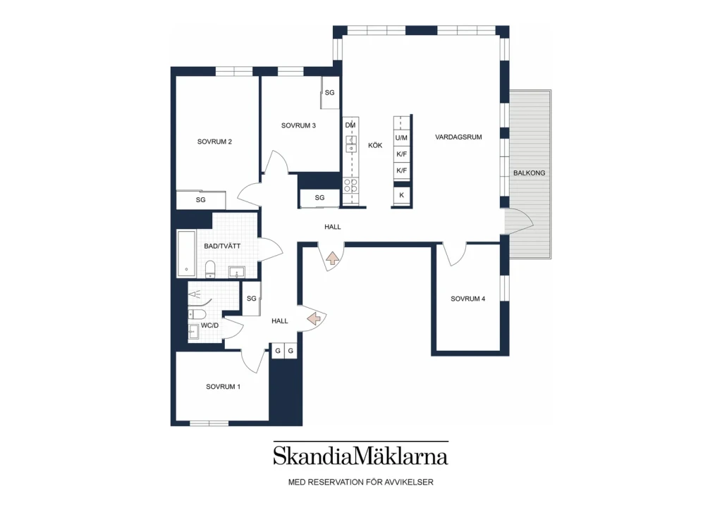 Planritning, Sockergatan 6