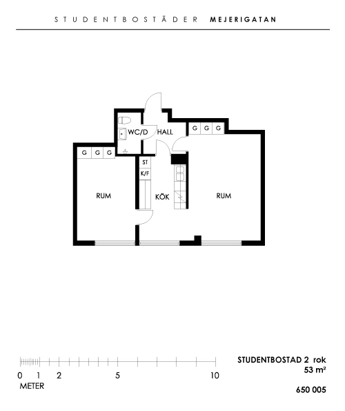 Planritning, Mejerigatan 2A