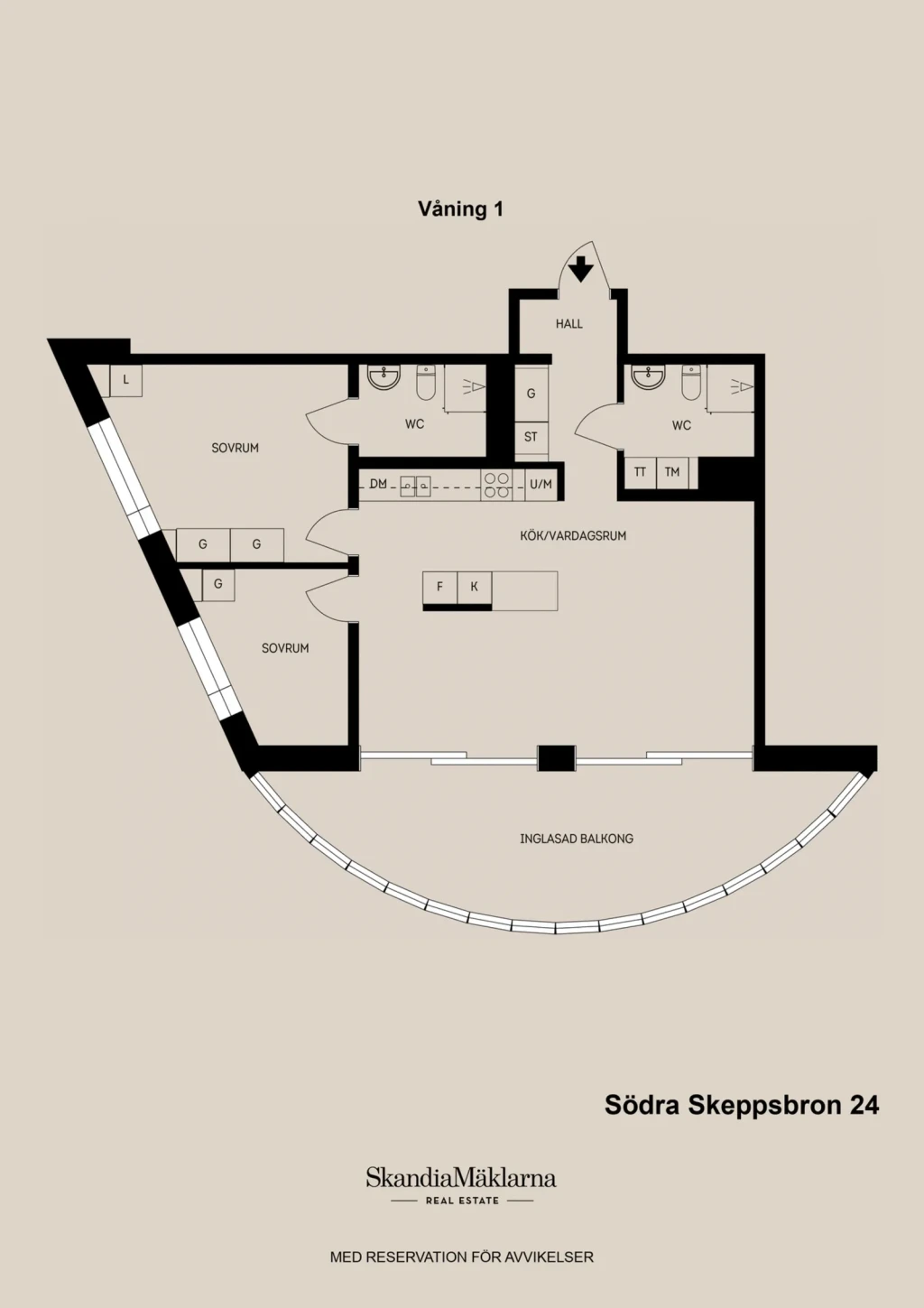 Planritning, Södra Skeppsbron 24