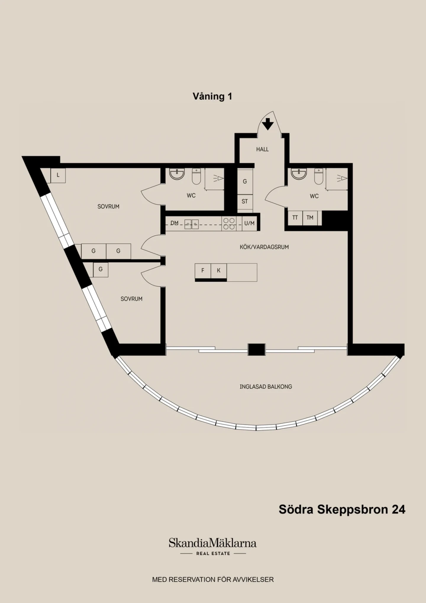 Planritning, Södra Skeppsbron 24