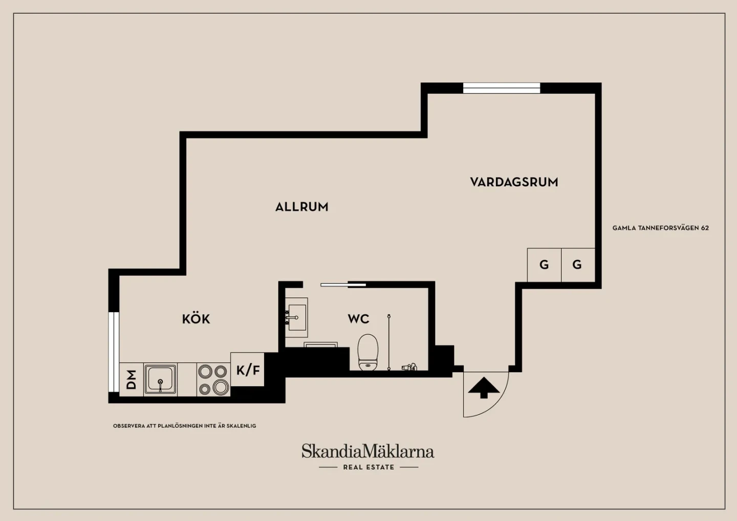 Planritning, Gamla Tanneforsvägen 62