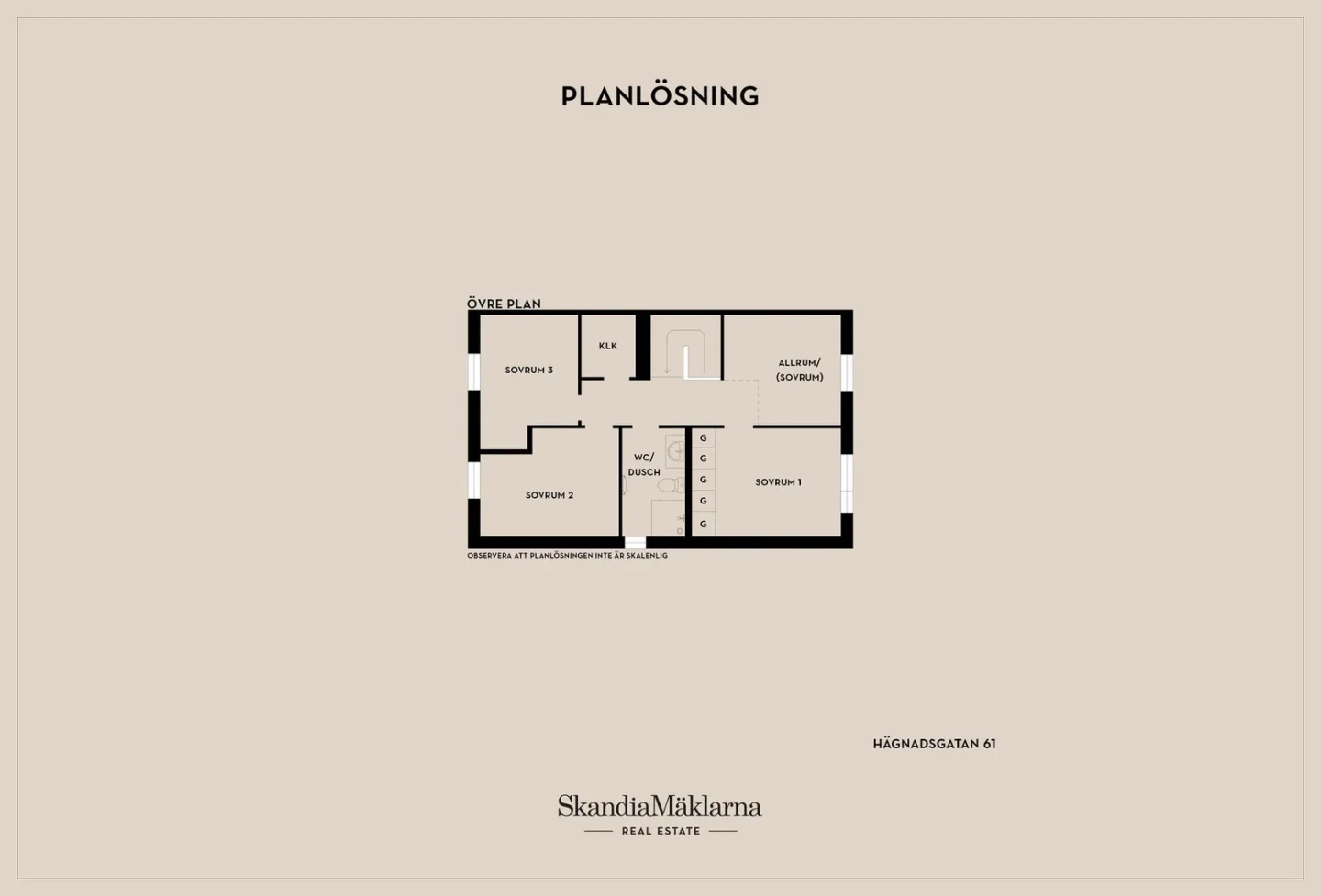 Planritning, Hägnadsgatan 61