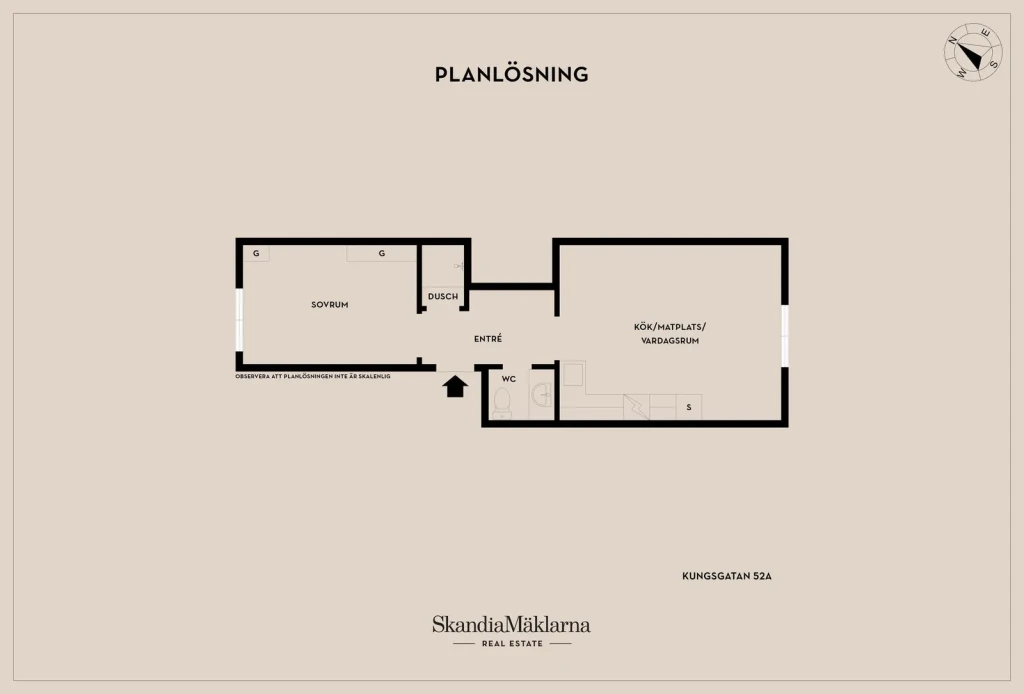 Planritning, Kungsgatan 52A