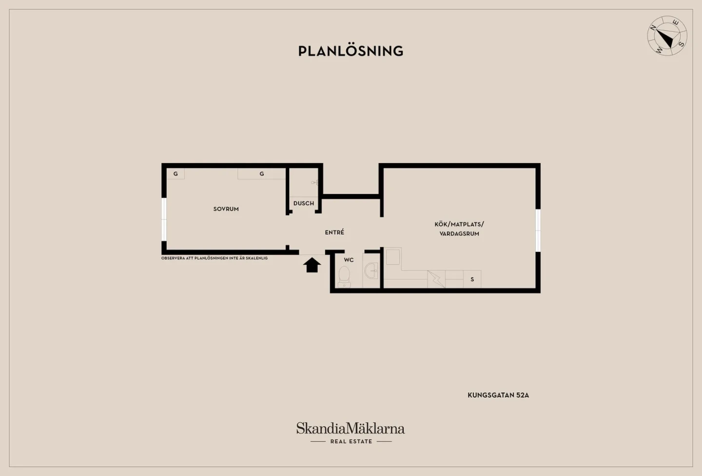 Planritning, Kungsgatan 52A