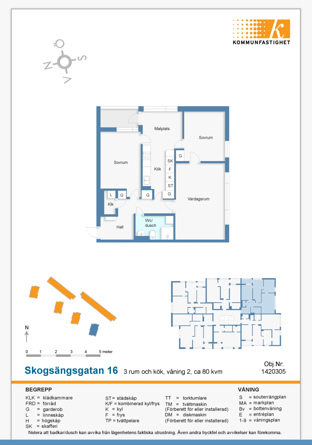 Planritning, Skogsängsgatan 16