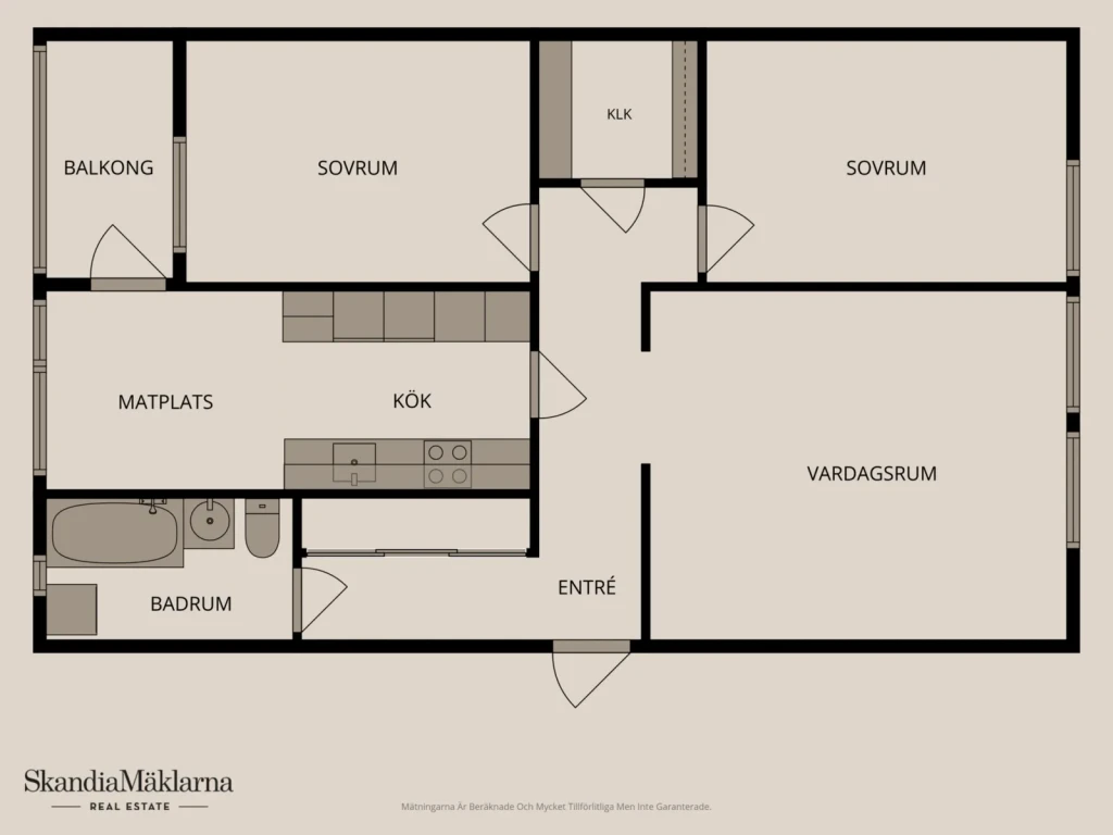 Planritning, Hasselvägen 34