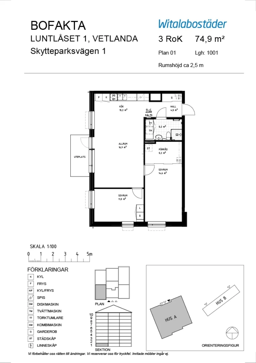 Planritning, Skytteparksvägen 1