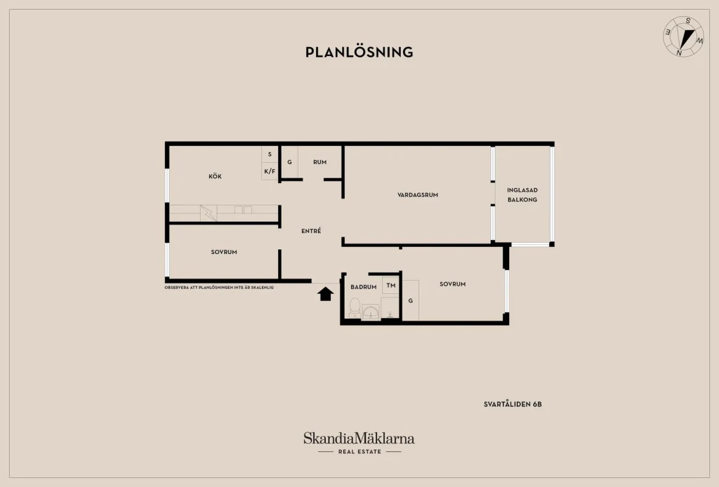 Planritning, Svartåliden 6B