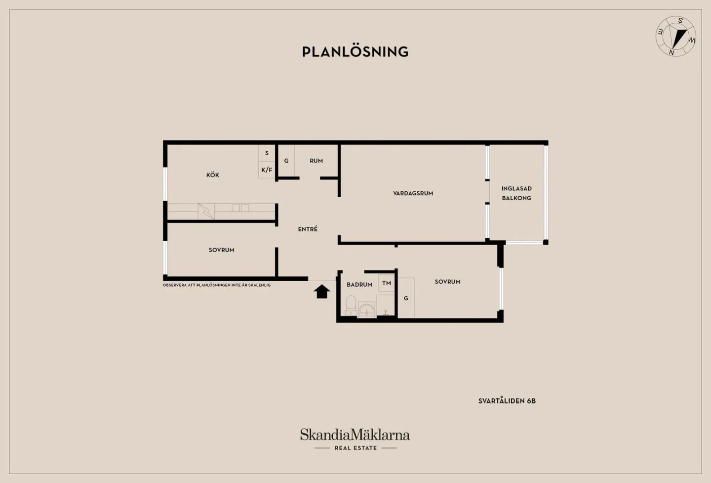 Planritning, Svartåliden 6B