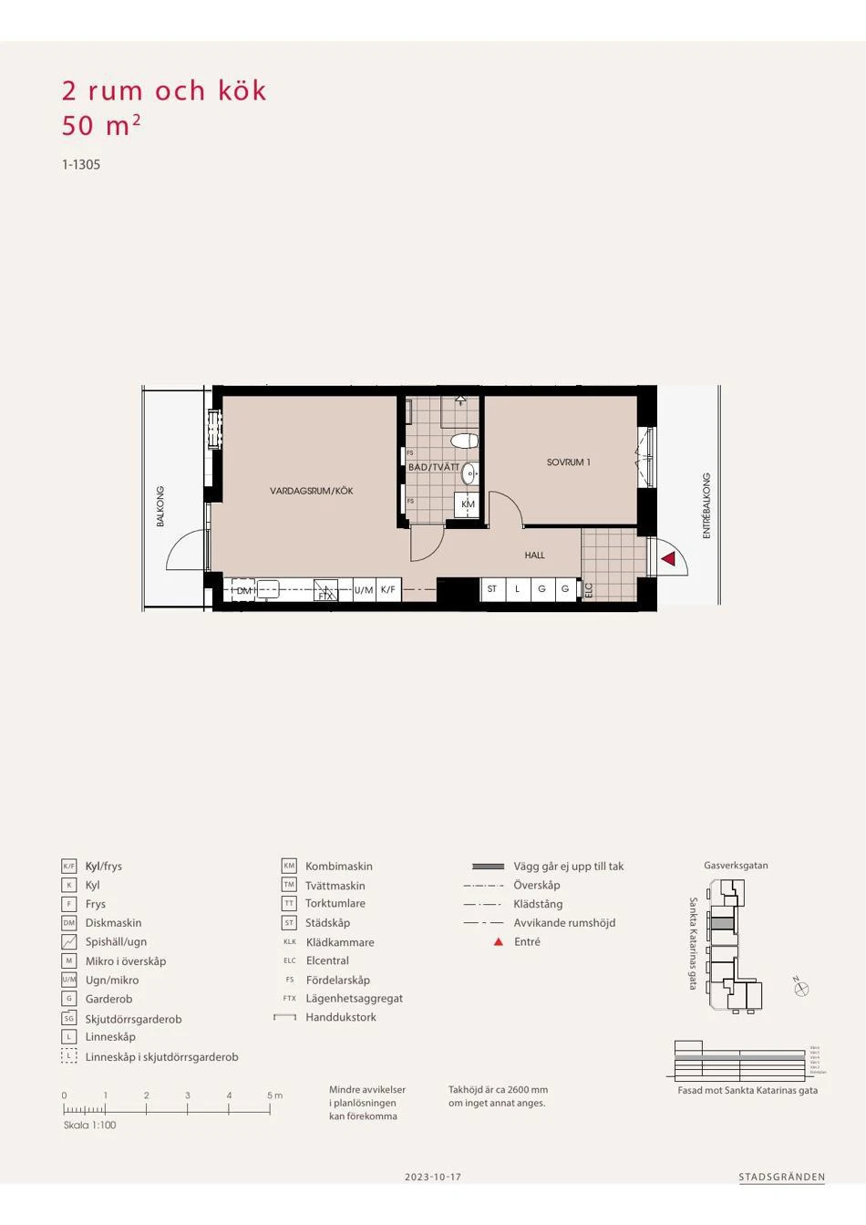 Planritning, Sankta Katarinas gata 4
