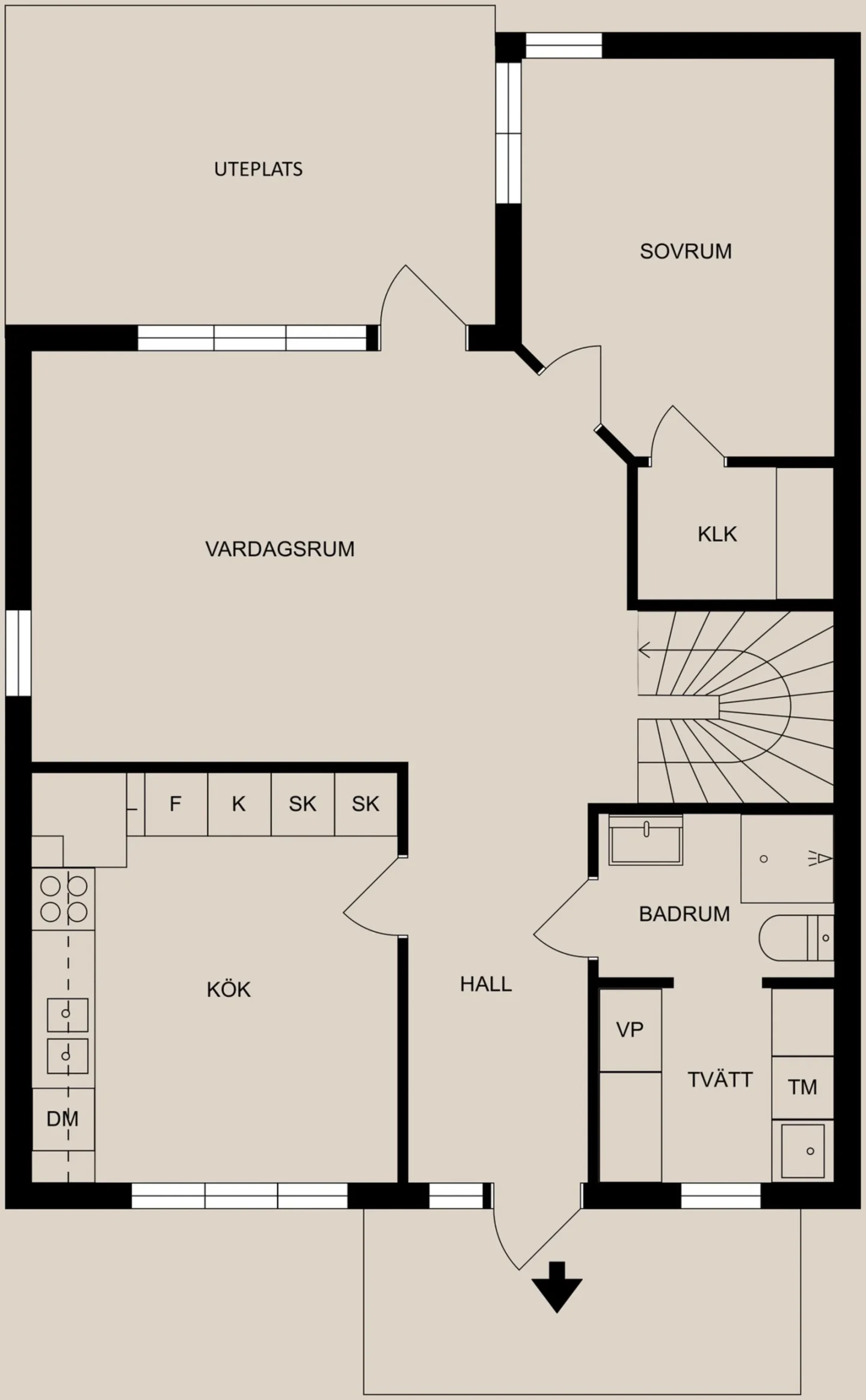 Planritning, Stugvägen 38A
