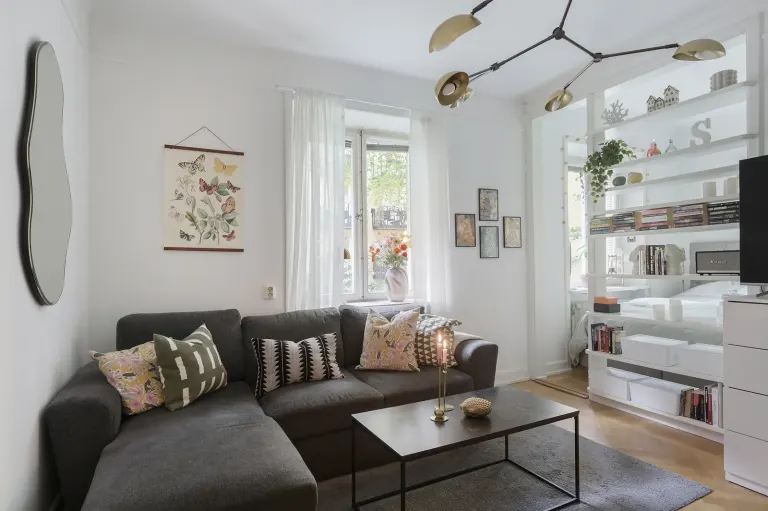 Bostadsrätt med 1,5 rum på Folkskolegatan 12 i Stockholm