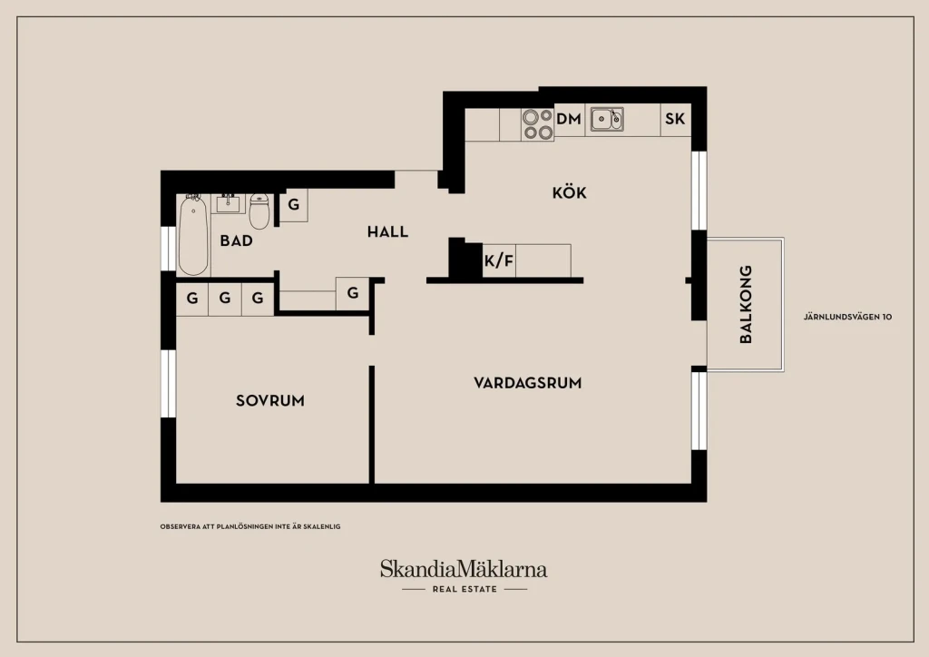 Planritning, Järnlundsvägen 10
