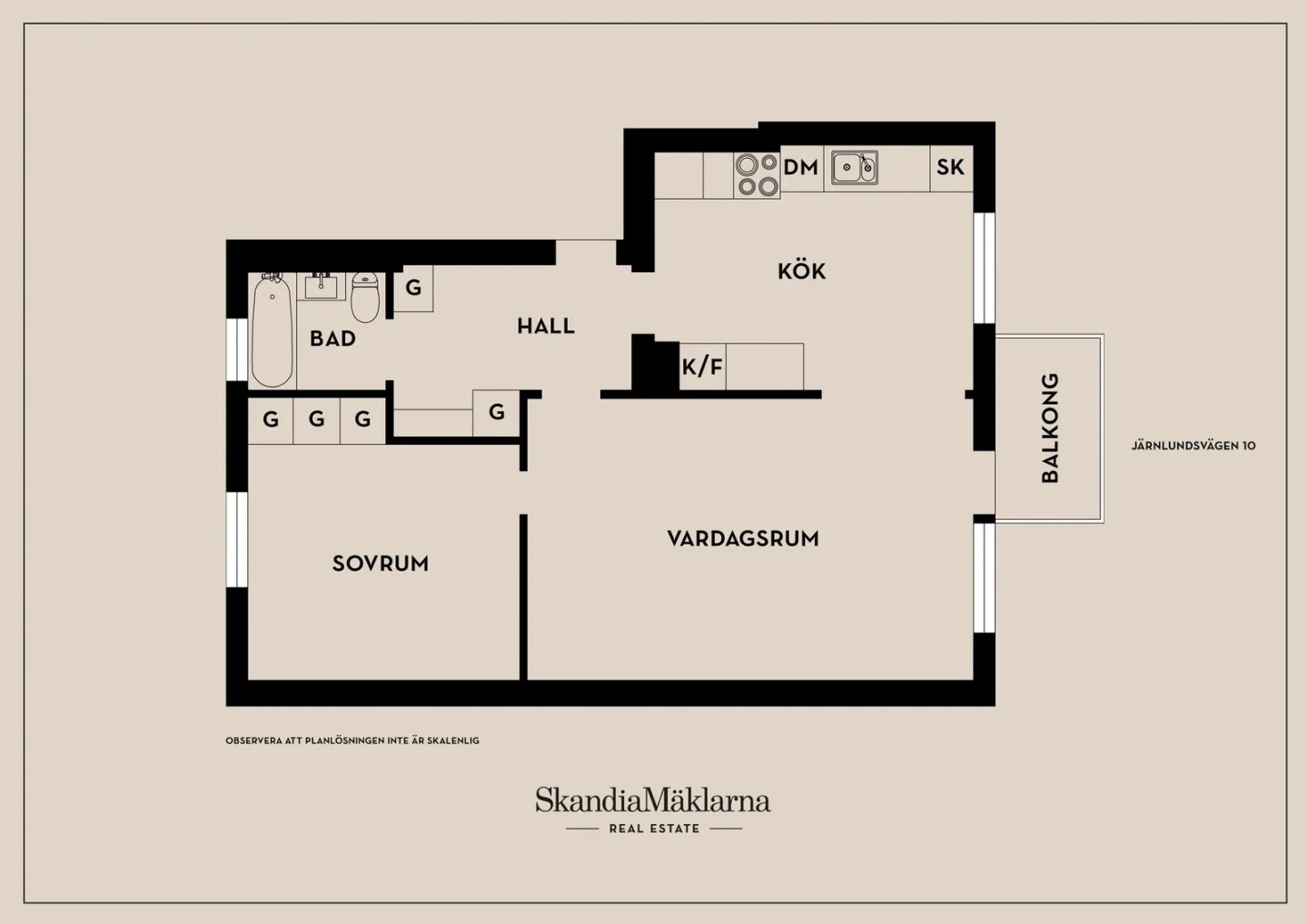 Planritning, Järnlundsvägen 10