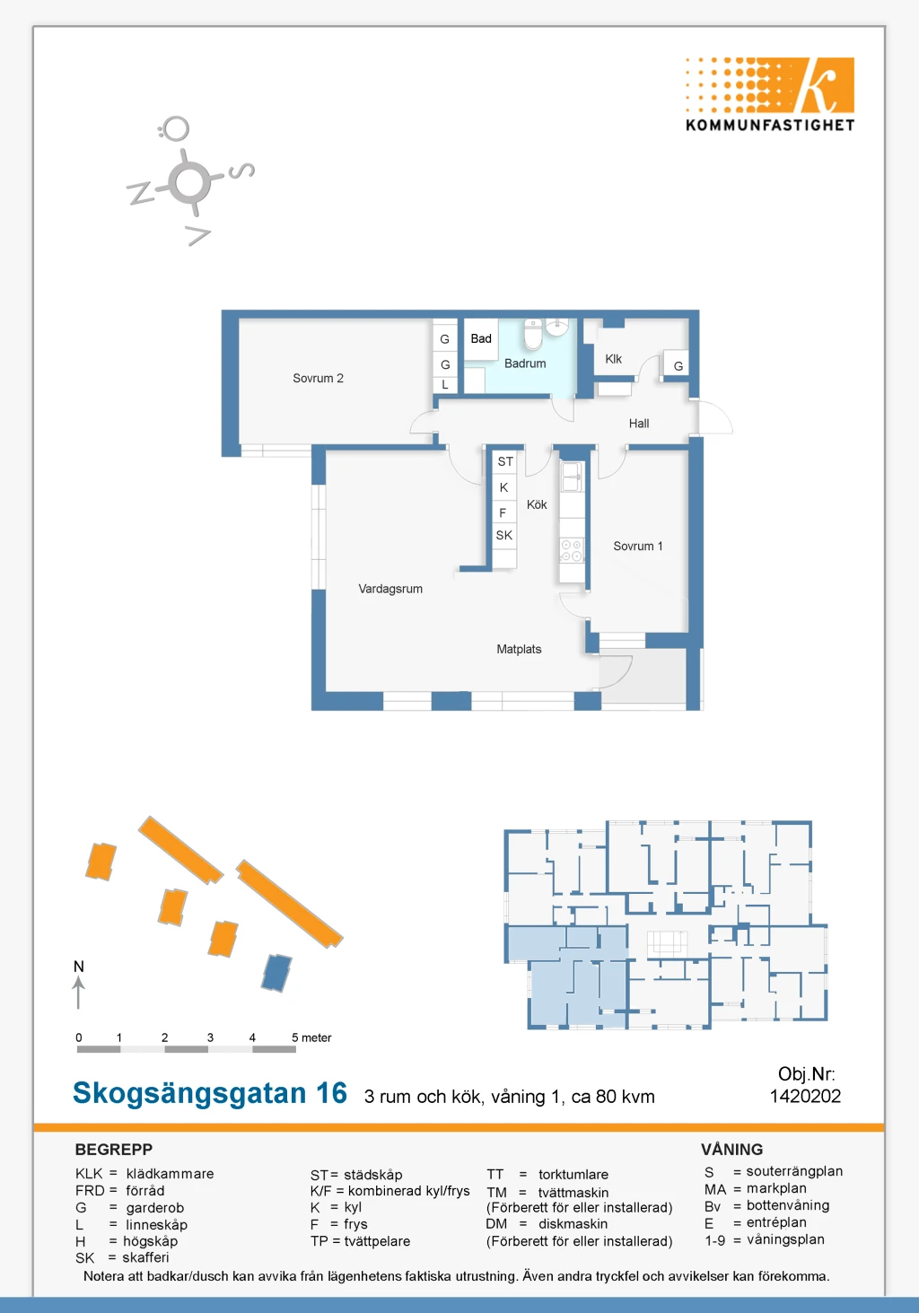 Planritning, Skogsängsgatan 16