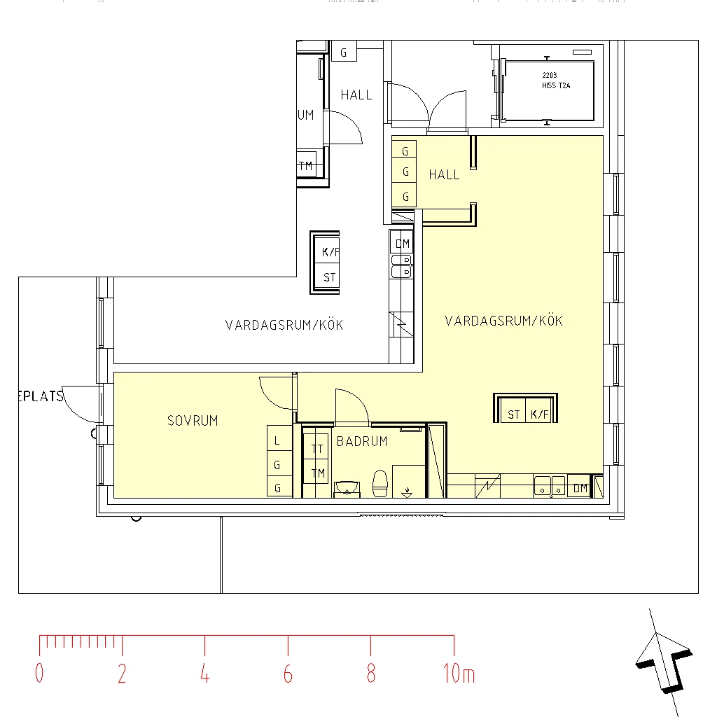 Planritning, Kasernvägen 22