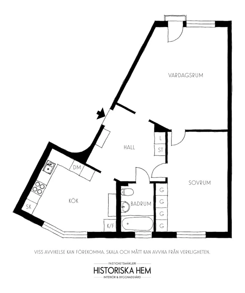 Planritning, Kolbäcksgränd 21