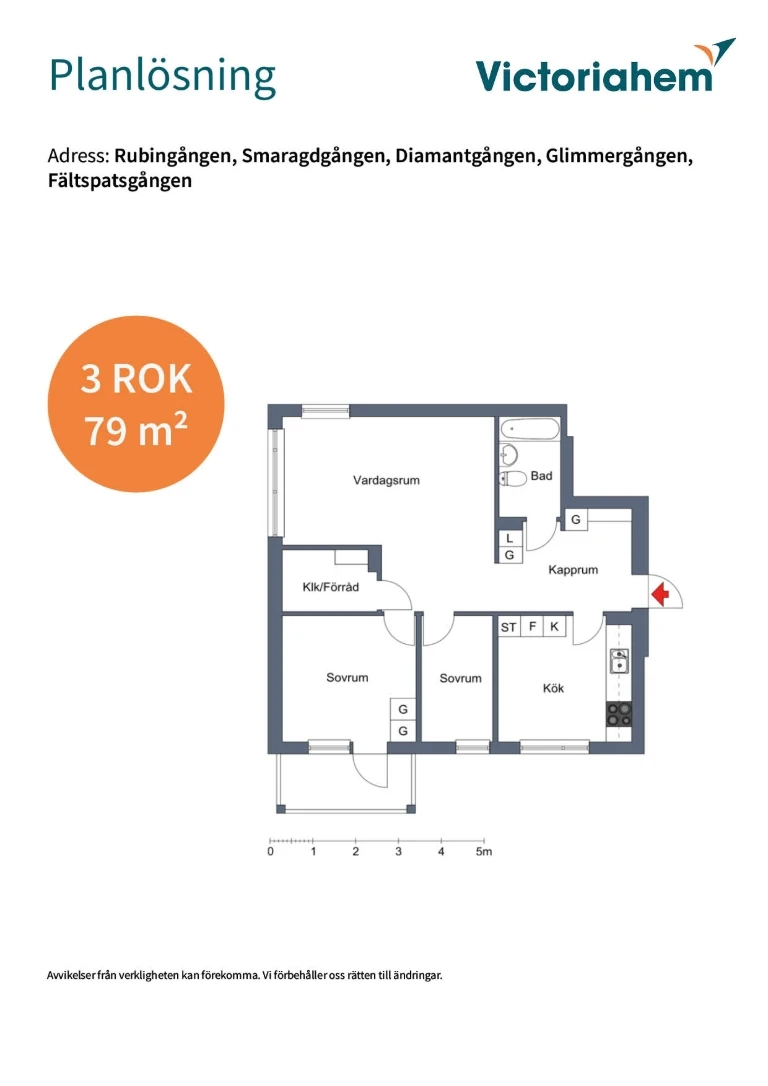 Planritning, Fältspatgången 21