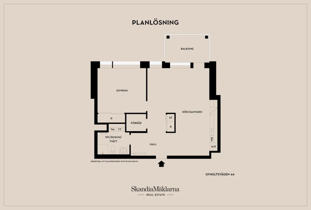 Planritning, Gyhultsvägen 44
