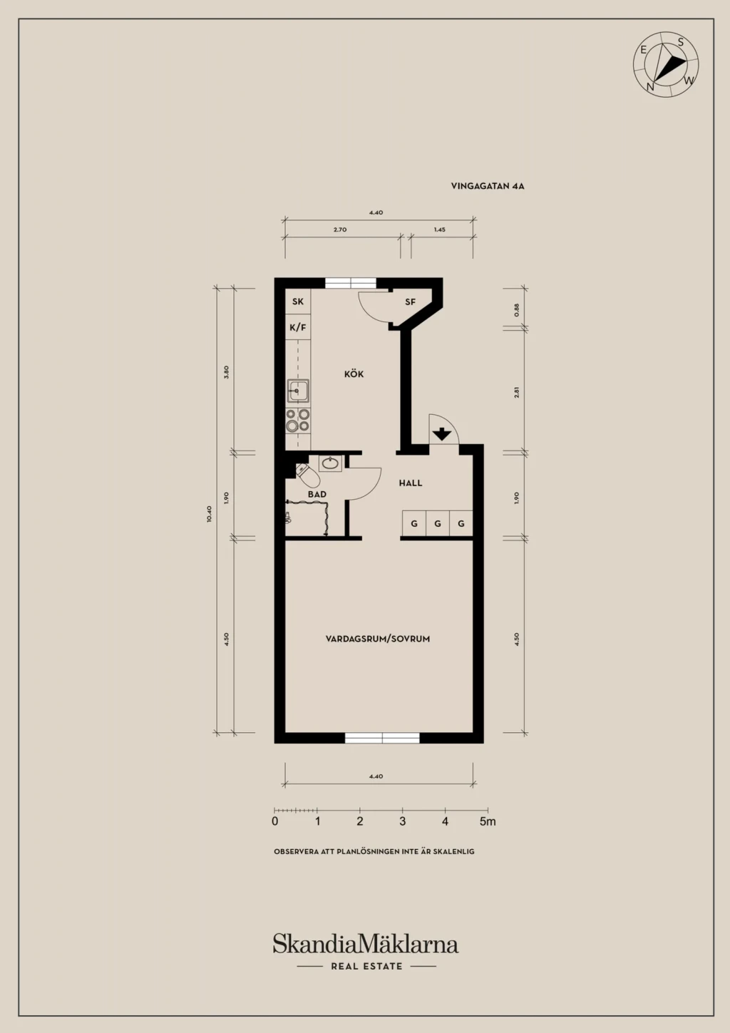 Planritning, Vingagatan 4A