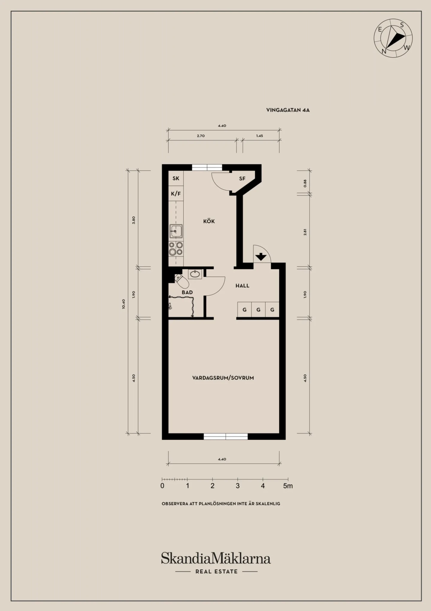 Planritning, Vingagatan 4A