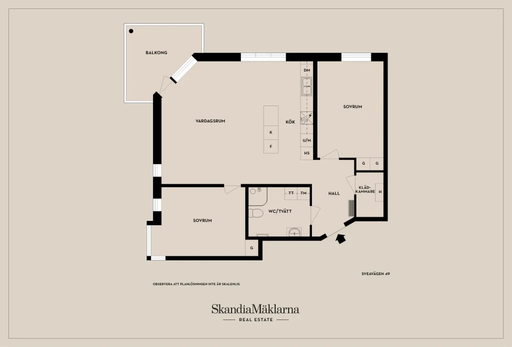 Planritning, Sveavägen 49