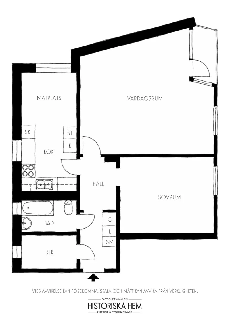 Planritning, Sjöbjörnsvägen 1