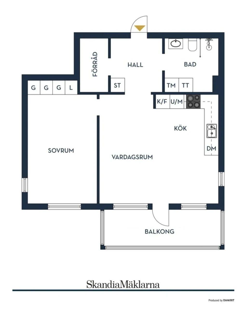 Planritning, Karlslundsvägen 9