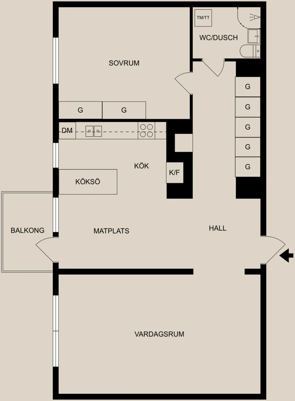 Planritning, Skiftesgången 9