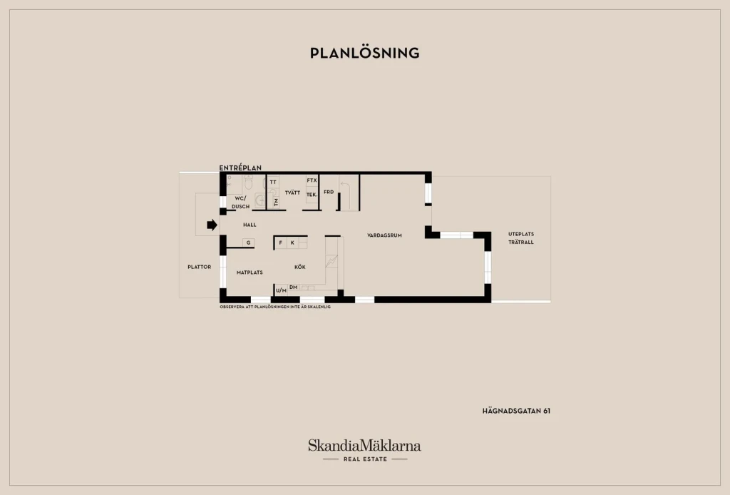Planritning, Hägnadsgatan 61