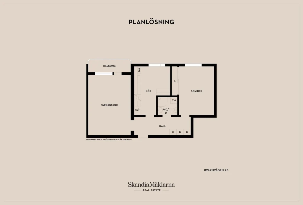 Planritning, Kvarnvägen 2B