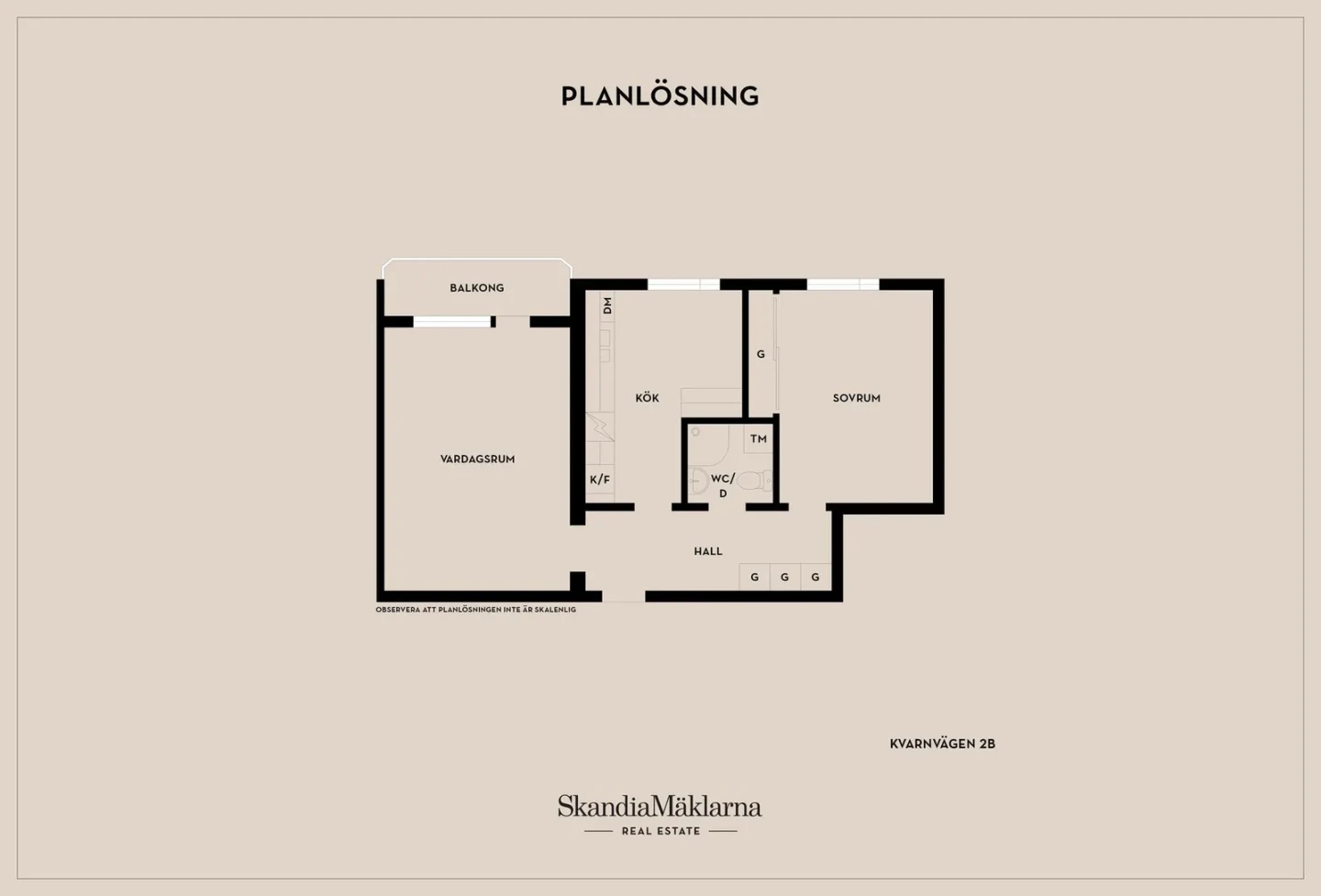 Planritning, Kvarnvägen 2B
