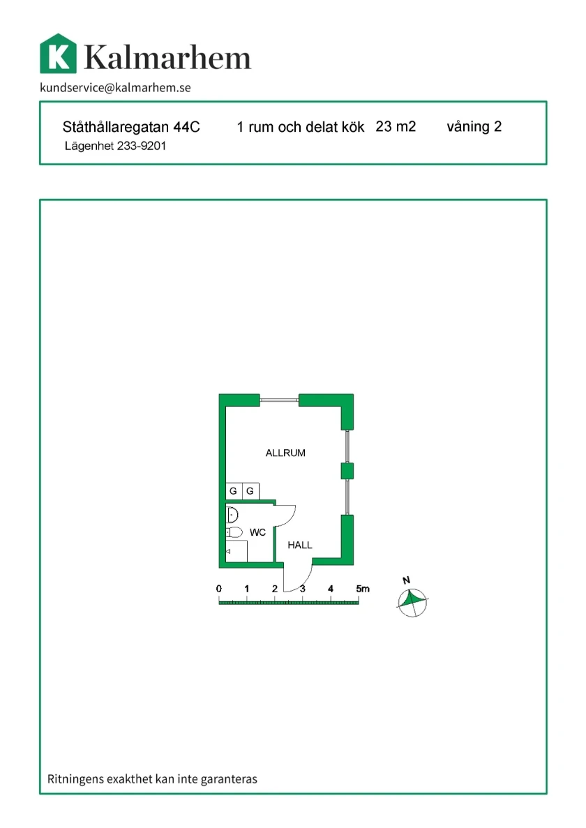 Planritning, Ståthållaregatan 44C