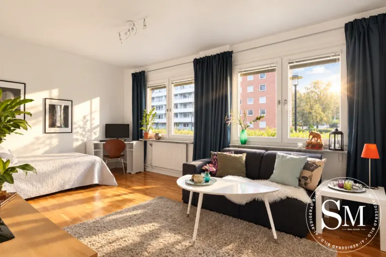 Bostadsrätt med 1 rum på Herrgårdsvägen 30 i Upplands Väsby