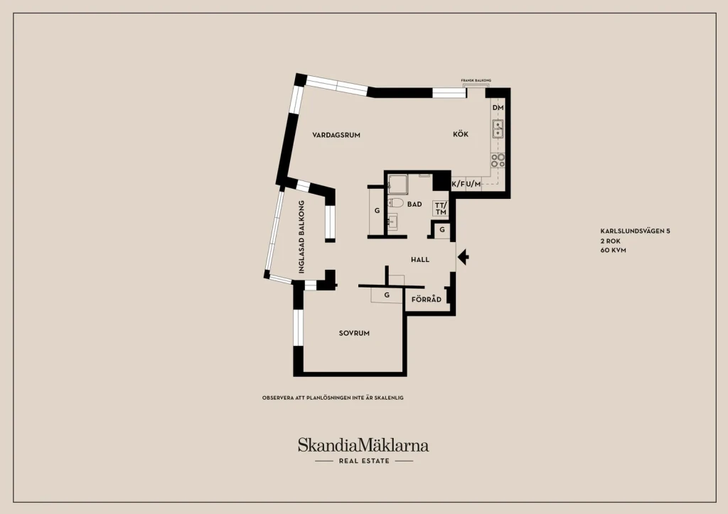 Planritning, Karlslundsvägen 5