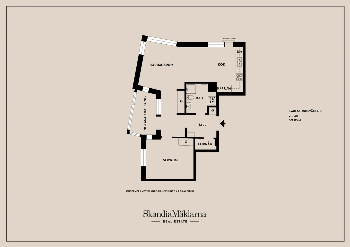 Planritning, Karlslundsvägen 5