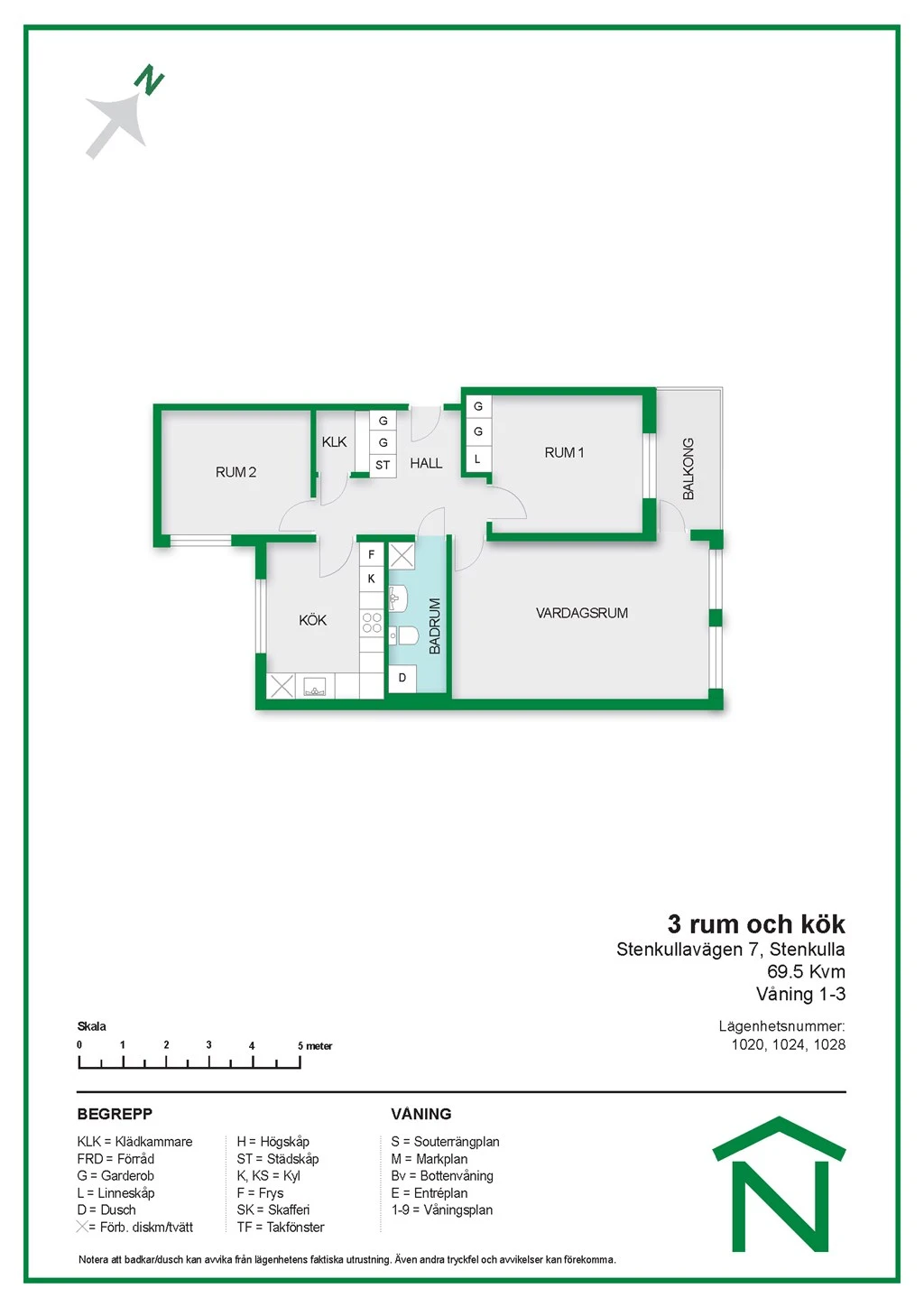 Planritning, Stenkullavägen 7