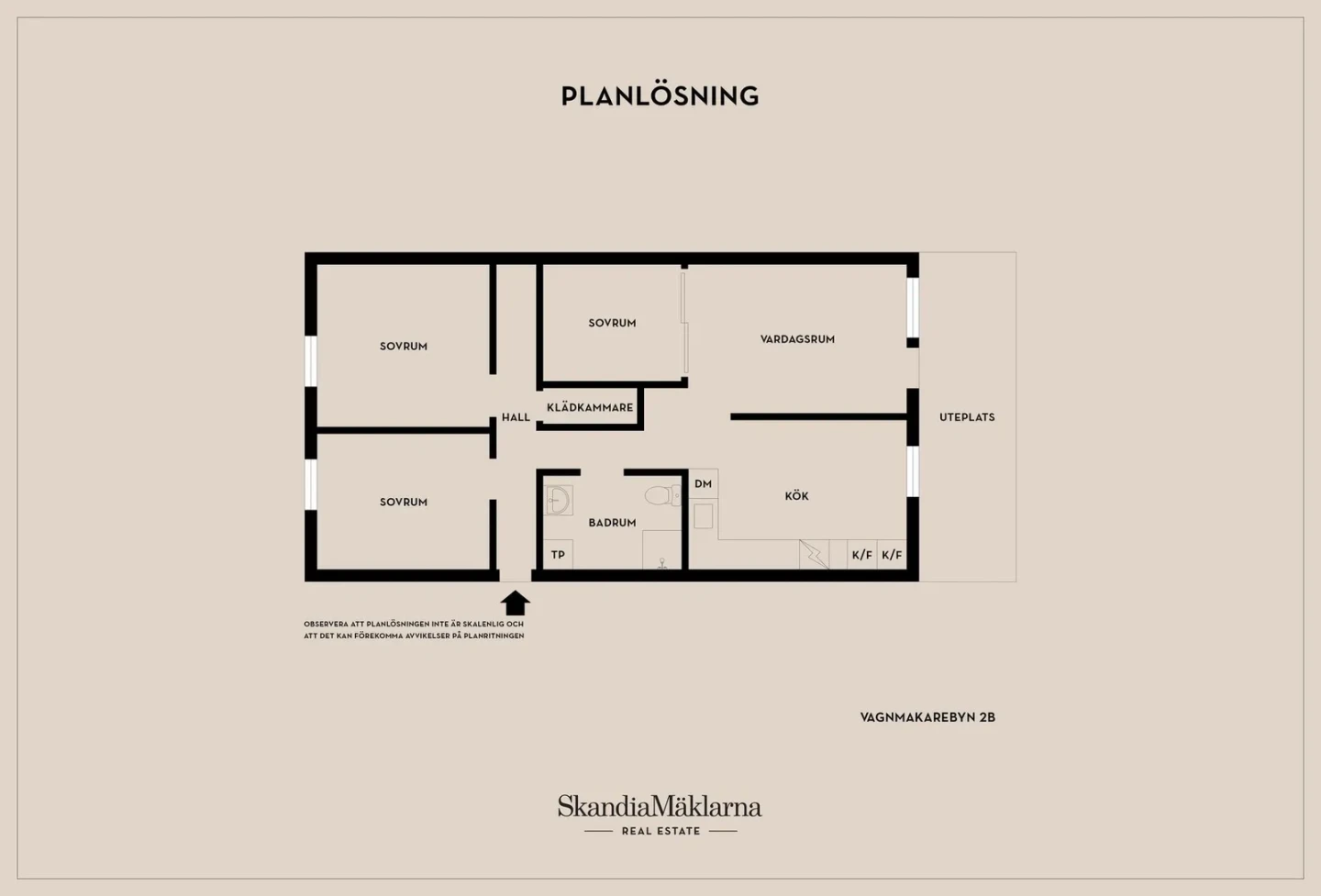 Planritning, Vagnmakarebyn 2B