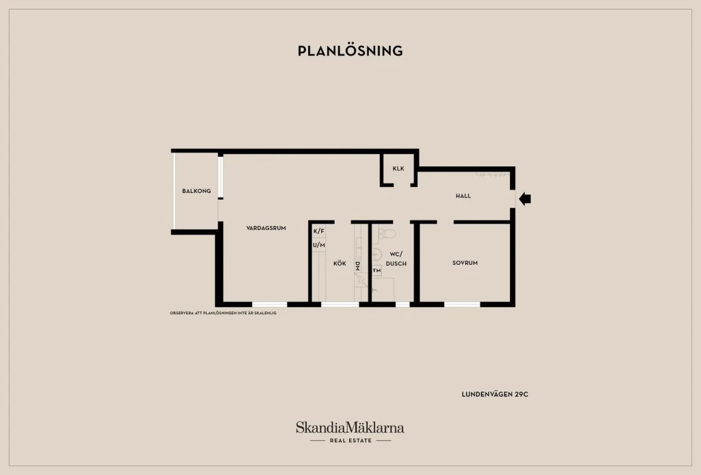 Planritning, Lundenvägen 29C