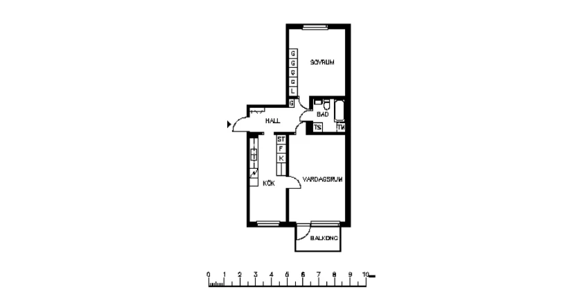 Planritning, Professorsvägen 25